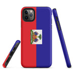 Haiti Flag Tough Cellphone Case for iPhone® - Conscious Apparel Store