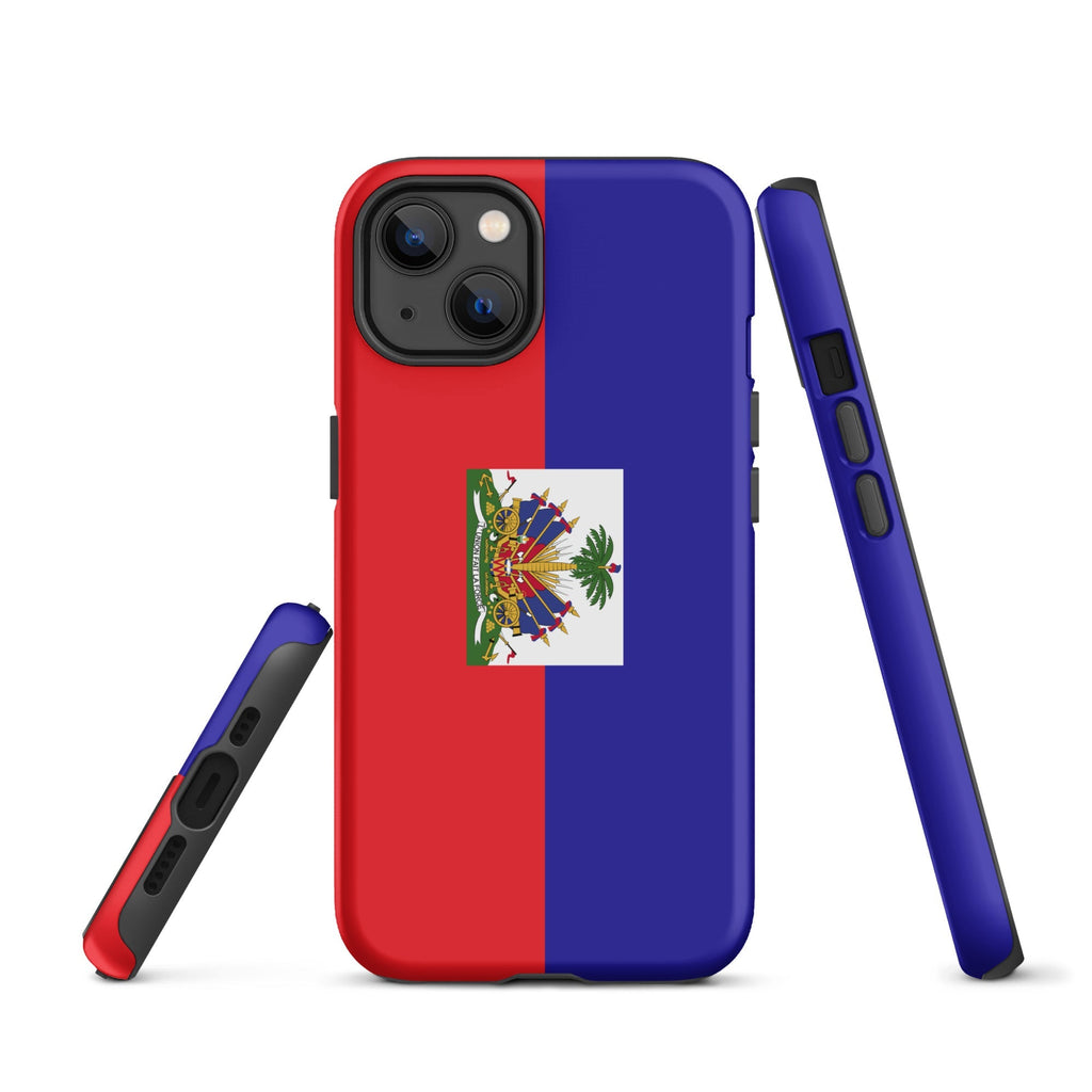 Haiti Flag Tough Cellphone Case for iPhone® - Conscious Apparel Store