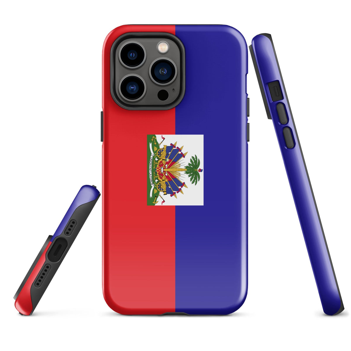 Haiti Flag Tough Cellphone Case for iPhone® - Conscious Apparel Store
