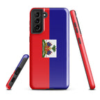Haiti Flag Tough Cellphone case for Samsung® - Conscious Apparel Store