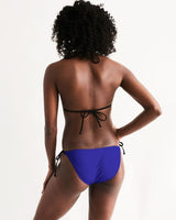 Haiti Flag Women's String Bikini - Conscious Apparel Store