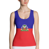 Haiti Flag Women's Tank Top - Conscious Apparel Store