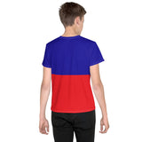 Haiti Flag Youth crew neck t-shirt - Conscious Apparel Store