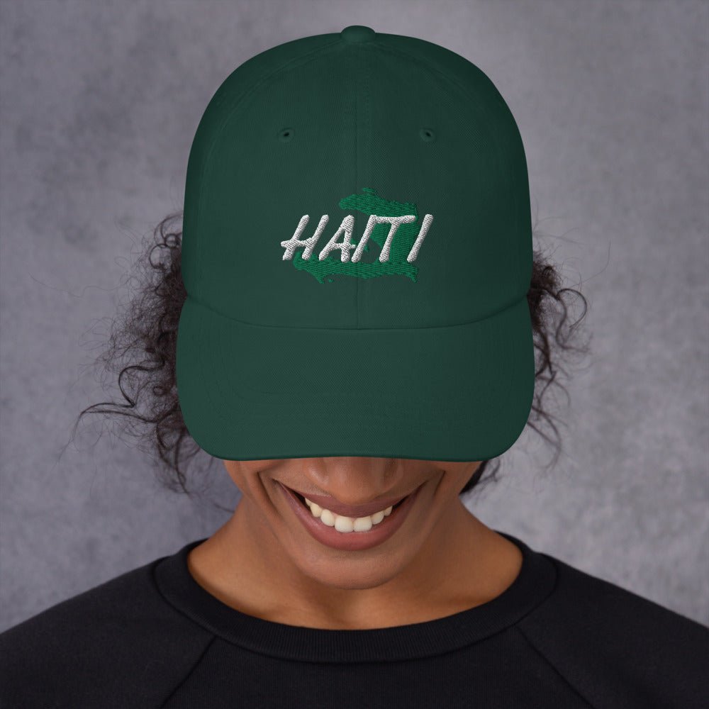 Haiti Map Ball Cap - Conscious Apparel Store