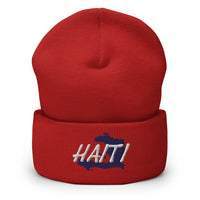Haiti Map Cuffed Beanie - Conscious Apparel Store