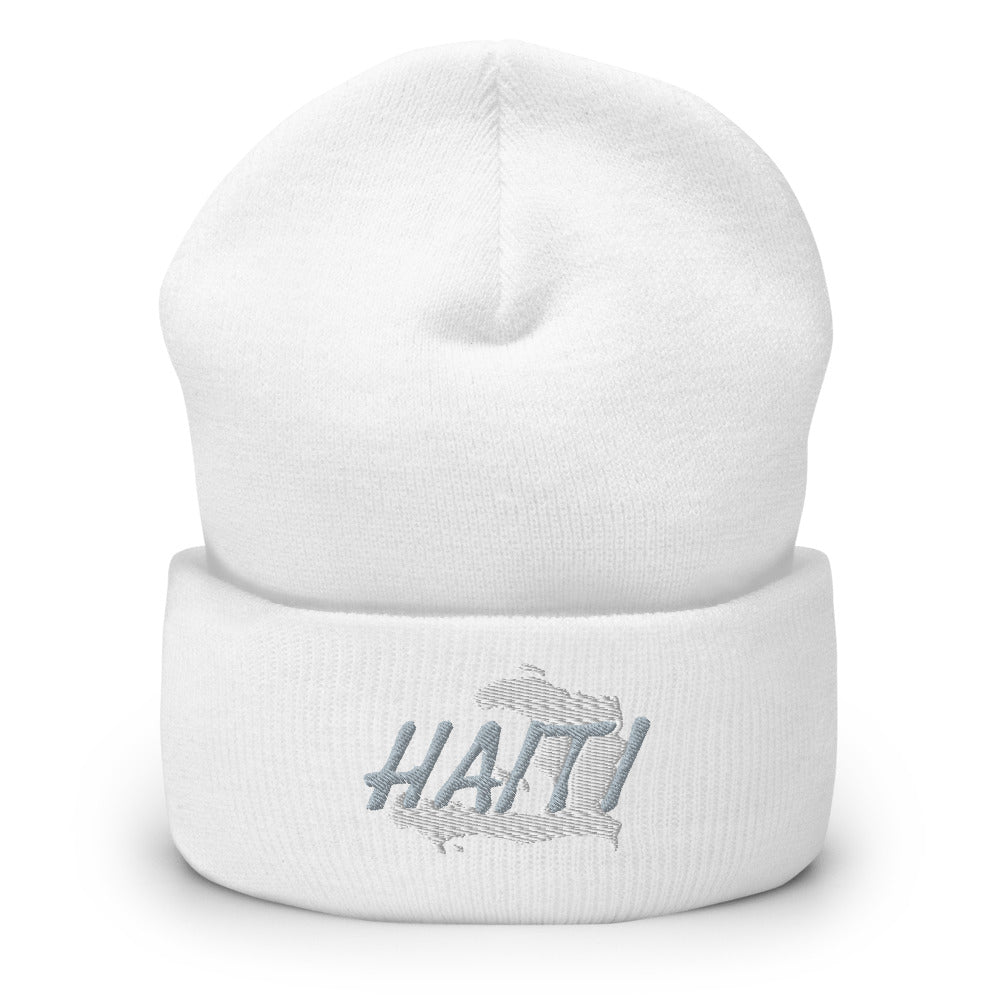 Haiti Map Cuffed Beanie - Conscious Apparel Store