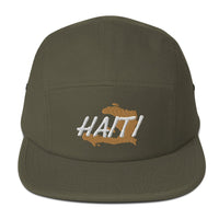 Haiti Map Five Panel Cap - Conscious Apparel Store