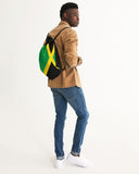 Jamaica Flag Canvas Drawstring Bag - Conscious Apparel Store
