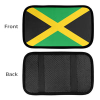 Jamaica Flag Car Armrest Cover - Conscious Apparel Store