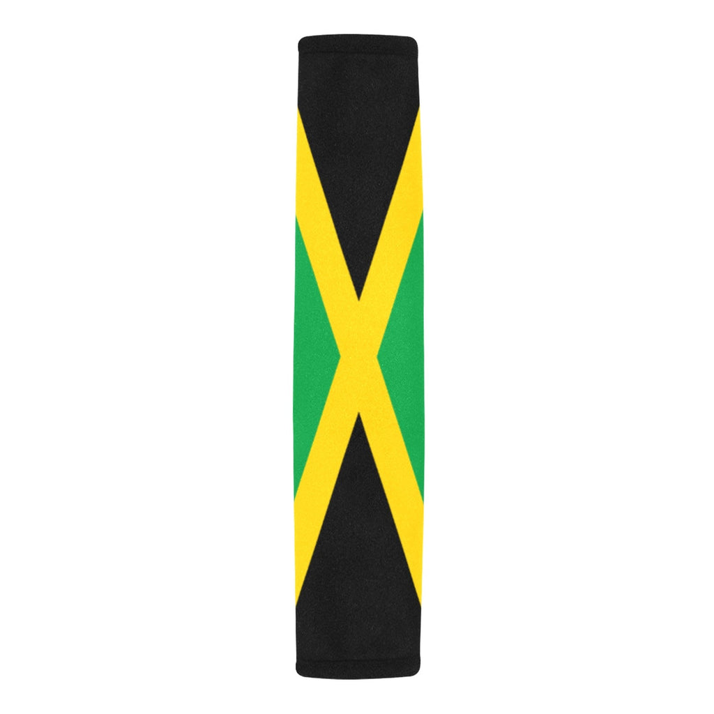 Jamaica Flag Car Seat Belt Cover 7''x12.6'' (Pack of 2) - Conscious Apparel Store