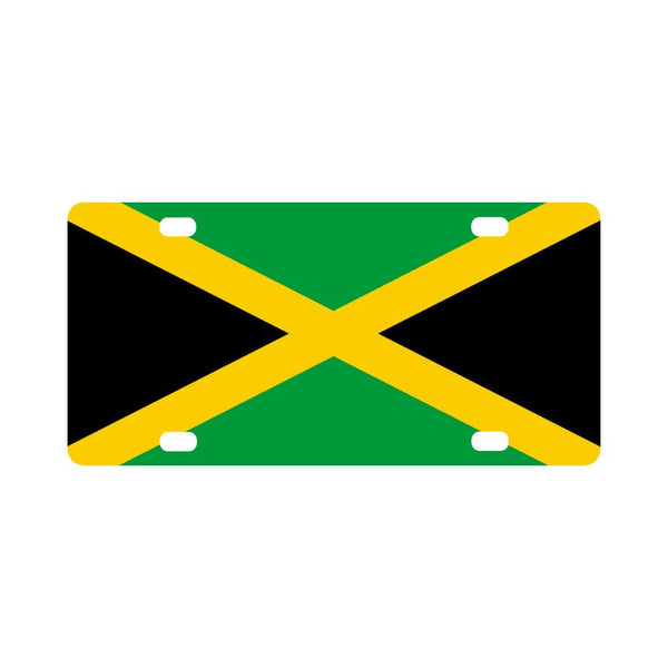 Jamaica Flag Classic License Plate - Conscious Apparel Store