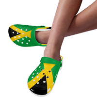 Jamaica Flag Clogs - Conscious Apparel Store