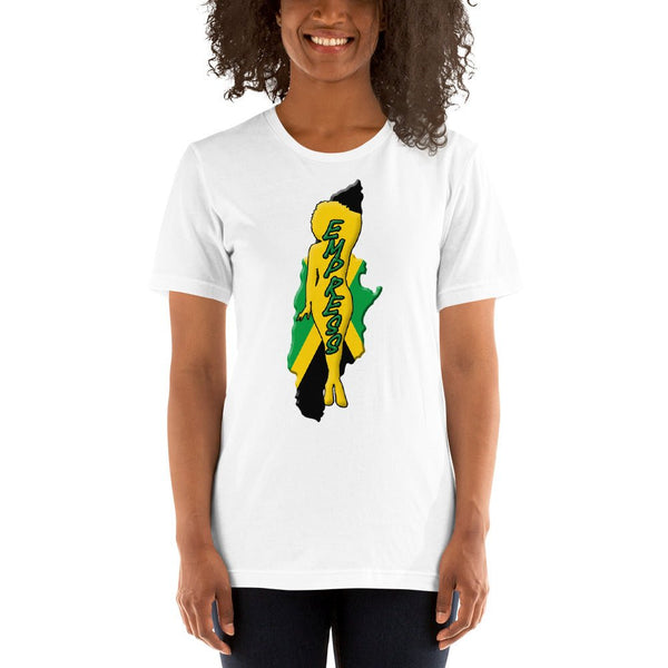 Jamaica Flag Empress Short-Sleeve Unisex T-Shirt - Conscious Apparel Store