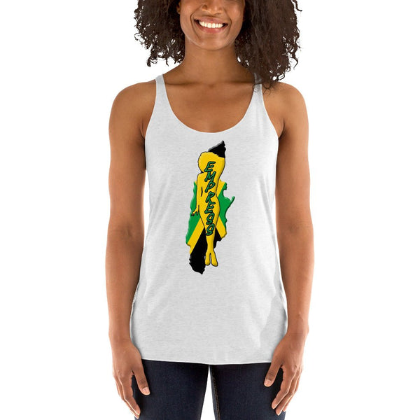 Jamaica Flag Empress Women's Racerback Tank - Conscious Apparel Store