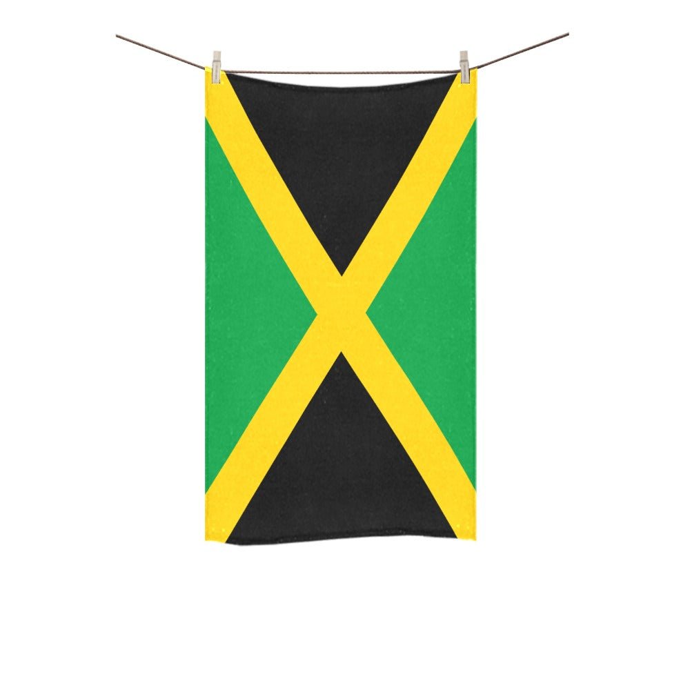 Jamaica Flag Hand Towel 16"x28" - Conscious Apparel Store