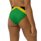 Jamaica Flag high-waisted bikini bottom - Conscious Apparel Store