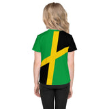 Jamaica Flag Kids crew neck t-shirt - Conscious Apparel Store