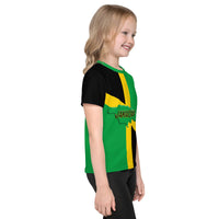 Jamaica Flag Kids crew neck t-shirt - Conscious Apparel Store