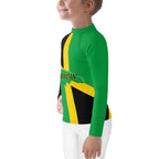 Jamaica Flag Kids Rash Guard - Conscious Apparel Store