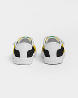 Jamaica Flag Kids Velcro Sneaker - Conscious Apparel Store