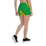 Jamaica Flag Leggings Shorts - Conscious Apparel Store