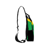 Jamaica Flag Men's Casual Chest Bag - Conscious Apparel Store