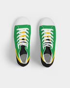 Jamaica Flag Men's Hightop Canvas Shoe - Conscious Apparel Store
