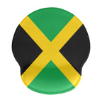 Jamaica Flag Mouse Pad with Wrist Rest Support - Conscious Apparel Store