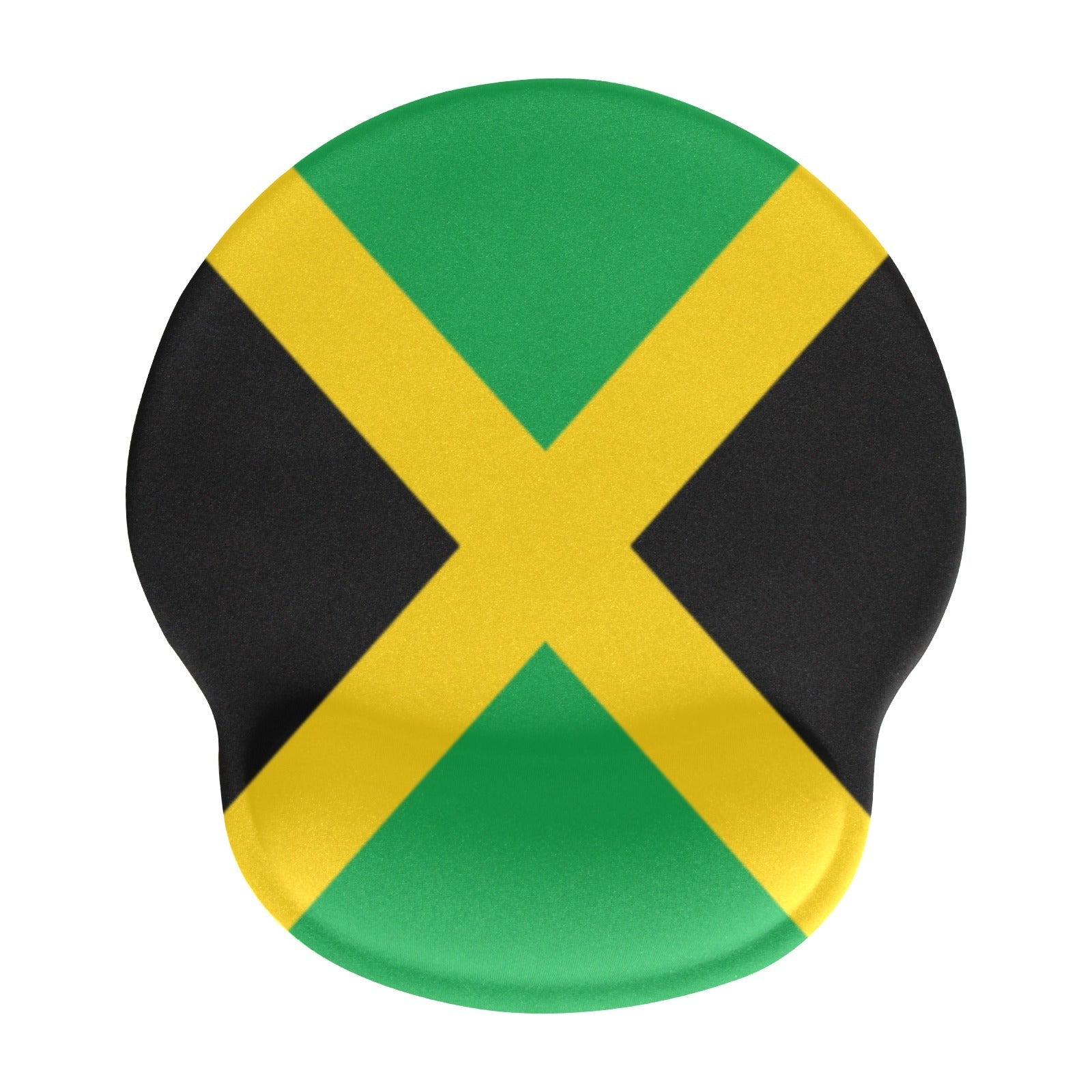 Jamaica Flag Mouse Pad with Wrist Rest Support - Conscious Apparel Store