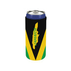 Jamaica Flag Neoprene Can Cooler 5" x 2.3" dia. - Conscious Apparel Store