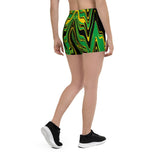 Jamaica Flag Splash-Camo Shorts - Conscious Apparel Store