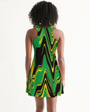 Jamaica Flag Splash-Camo Women's Racerback Dress - Conscious Apparel Store