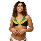 Jamaica Flag string bikini top - Conscious Apparel Store