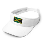 Jamaica Flag Visor - Conscious Apparel Store
