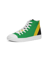 Jamaica Flag Women's Hightop Canvas Shoe - Conscious Apparel Store