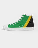 Jamaica Flag Women's Hightop Canvas Shoe - Conscious Apparel Store