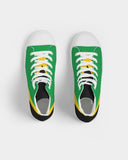 Jamaica Flag Women's Hightop Canvas Shoe - Conscious Apparel Store