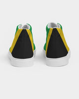 Jamaica Flag Women's Hightop Canvas Shoe - Conscious Apparel Store