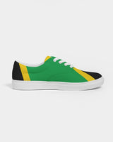 Jamaica Flag Women's Lace Up Canvas Shoe - Conscious Apparel Store