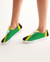 Jamaica Flag Women's Lace Up Canvas Shoe - Conscious Apparel Store