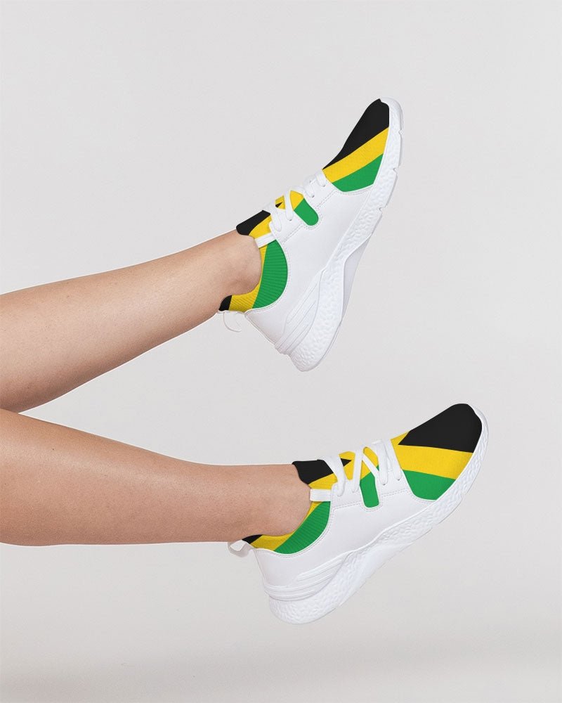 Jamaica Flag Women's Two-Tone Sneaker - Conscious Apparel Store