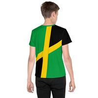 Jamaica Flag Youth crew neck t-shirt - Conscious Apparel Store