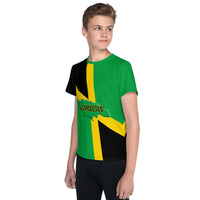 Jamaica Flag Youth crew neck t-shirt - Conscious Apparel Store