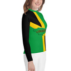 Jamaica Flag Youth Rash Guard - Conscious Apparel Store