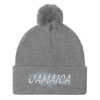 Jamaica Map Pom-Pom Beanie - Conscious Apparel Store