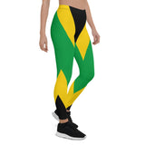 Jamaican Flag Leggings - Conscious Apparel Store