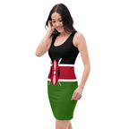 Kenya Flag Bodycon Dress - Conscious Apparel Store