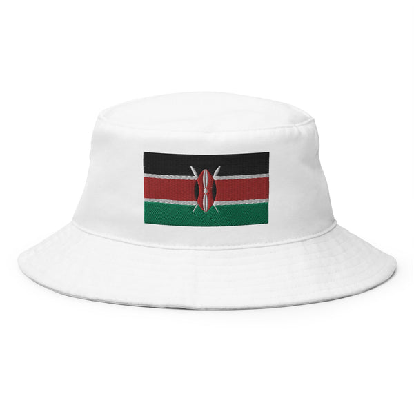 Kenya Flag Bucket Hat - Conscious Apparel Store