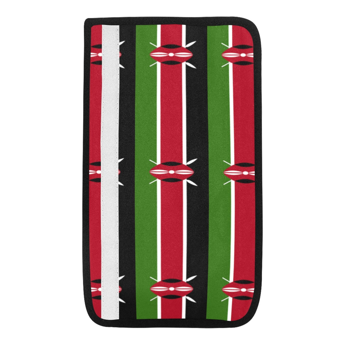 Kenya Flag Car Seat Belt Cover 7''x12.6'' (Pack of 2) - Conscious Apparel Store