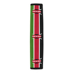 Kenya Flag Car Seat Belt Cover 7''x12.6'' (Pack of 2) - Conscious Apparel Store